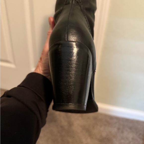 Bandolino Black Heeled Leather Boots - Picture 3 of 6